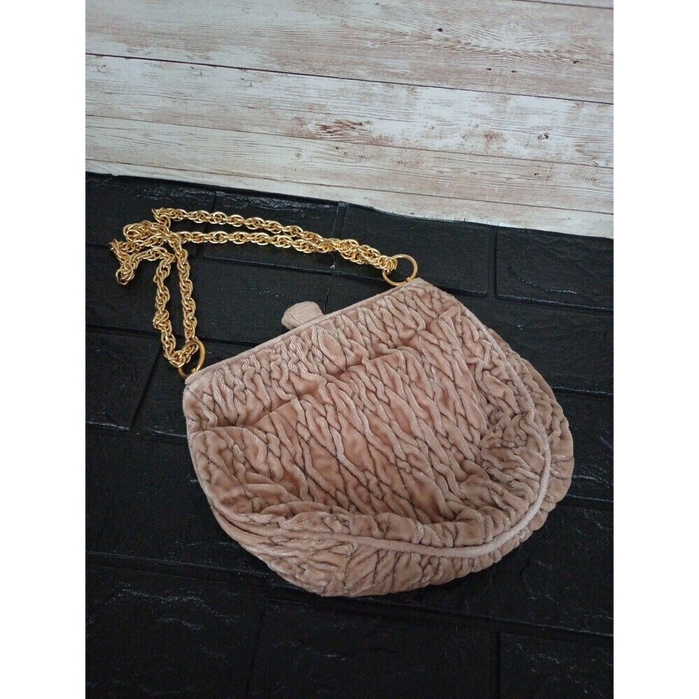 Vintage MAGID Handbag cluch gold Chain Strap - Picture 7 of 14